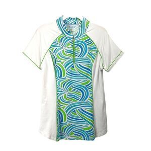 Ibkul printed golf top shirt Size S